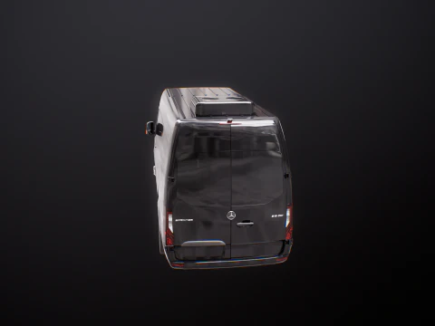 Mercedes Sprinter Long Bus US Spec 3D Model