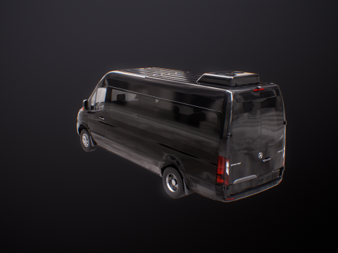 Mercedes Sprinter autobus lungo US Spec Modello 3D