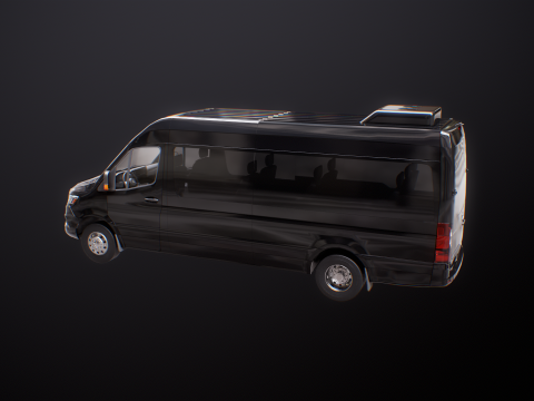 Mercedes Sprinter autobus lungo US Spec Modello 3D