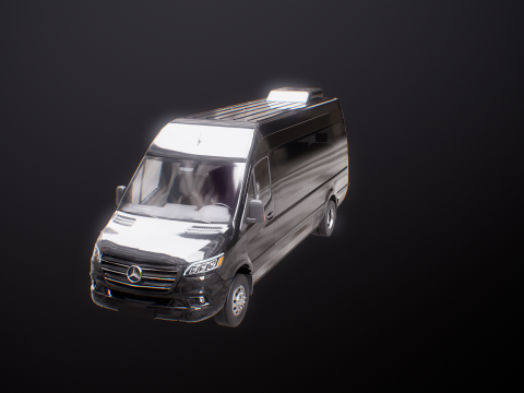 Mercedes Sprinter autobus lungo US Spec Modello 3D