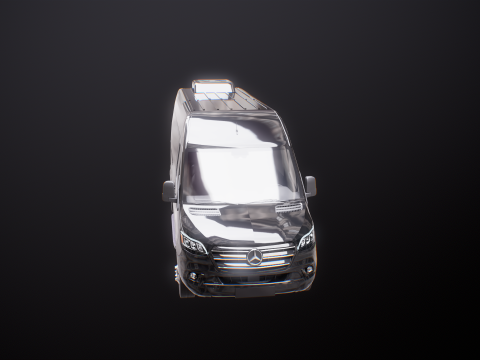 Mercedes Sprinter autobus lungo US Spec Modello 3D