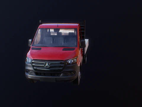 Mercedes Sprinter Pickup Heavy Duty 3D Model