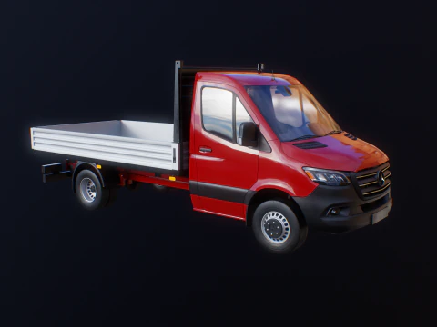 Mercedes Sprinter Pickup Heavy Duty 3D Model