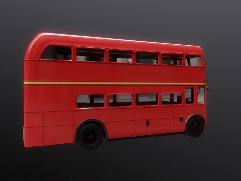 Routemaster Classic London Bus 3D Model