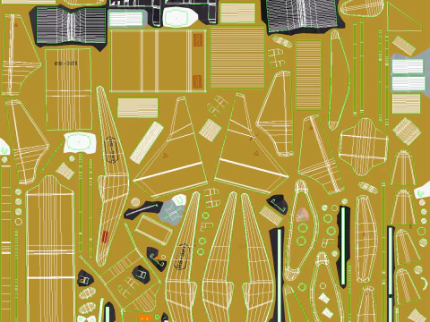 Piccola pala gommata agricola Modello 3D