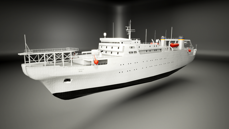 USNS Zeus 3D Model .c4d .max .obj .3ds .fbx .stl .blend 