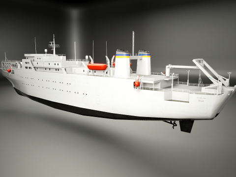 USNS Zeus 3D Model