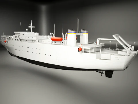 USNS 제우스 3D 모델