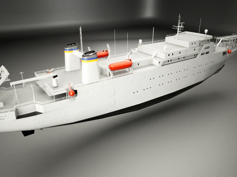 USNS 제우스 3D 모델