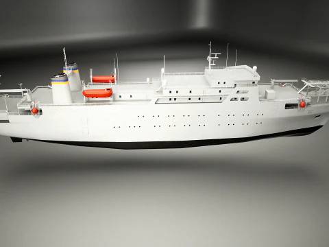 USNS 제우스 3D 모델