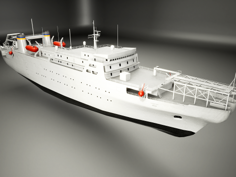 USNS Zeus 3D Model