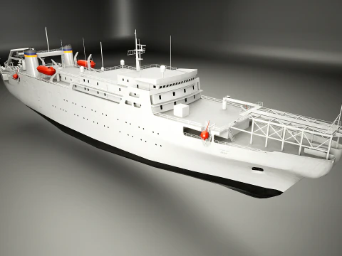 USNS 제우스 3D 모델