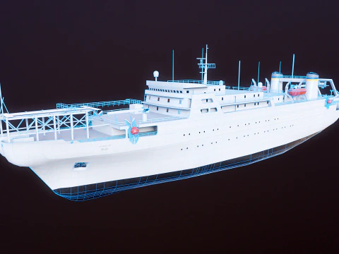 USNS 제우스 3D 모델