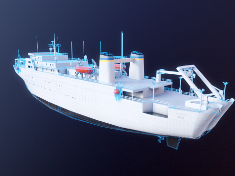 USNS Zeus 3D Model