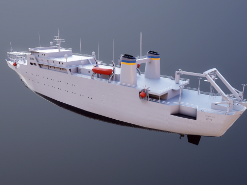 USNS Zeus 3D Model
