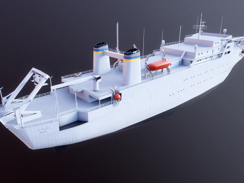 USNS 제우스 3D 모델