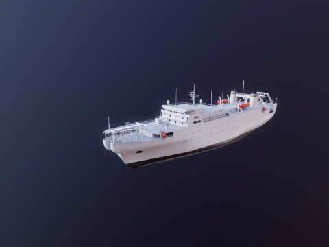 USNS Zeus 3D Model