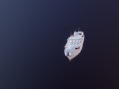 USNS Zeus 3D Model