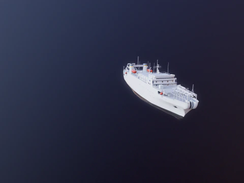 USNS 제우스 3D 모델