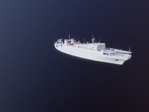 USNS 제우스 3D 모델