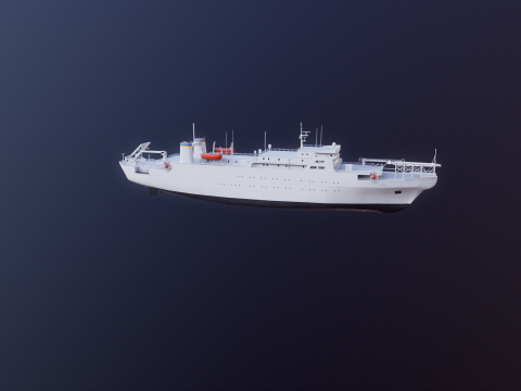 USNS Zeus 3D Model