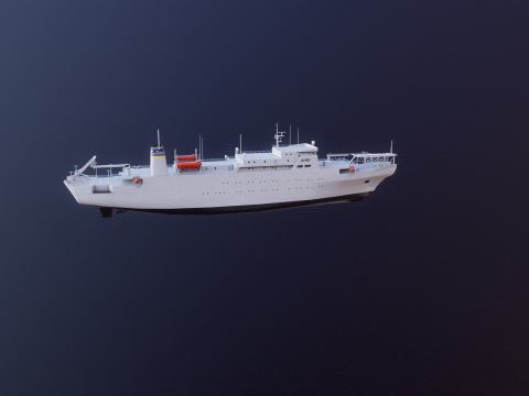 USNS Zeus 3D Model