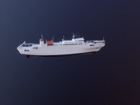 USNS 제우스 3D 모델