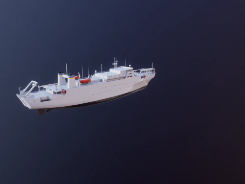 USNS 제우스 3D 모델