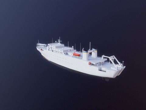 USNS Zeus 3D Model