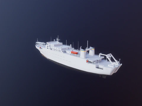 USNS 제우스 3D 모델