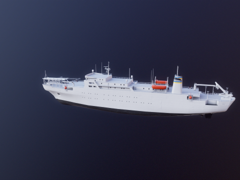 USNS Zeus 3D Model