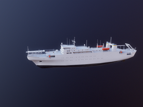 USNS Zeus 3D Model