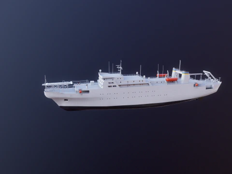 USNS 제우스 3D 모델