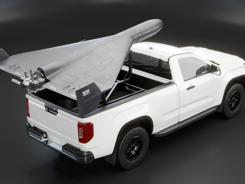 GERAN-2 e Pickup Launcher Modello 3D