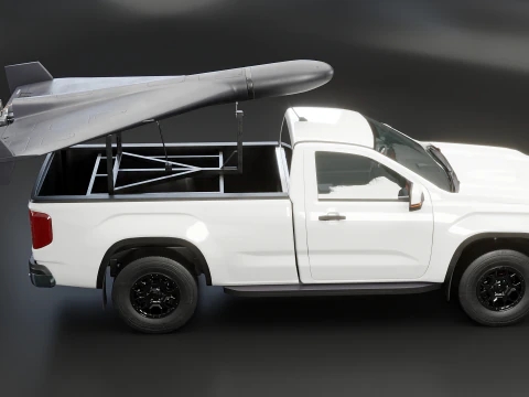 GERAN-2 e Pickup Launcher Modello 3D