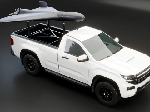 GERAN-2 e Pickup Launcher Modello 3D