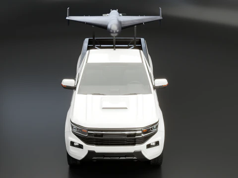 GERAN-2 e Pickup Launcher Modello 3D