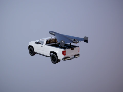 GERAN-2 e Pickup Launcher Modello 3D