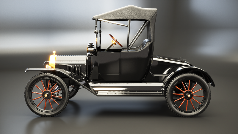 T roadster 1915 Modelo 3D .c4d .max .obj .3ds .fbx .stl .blend 