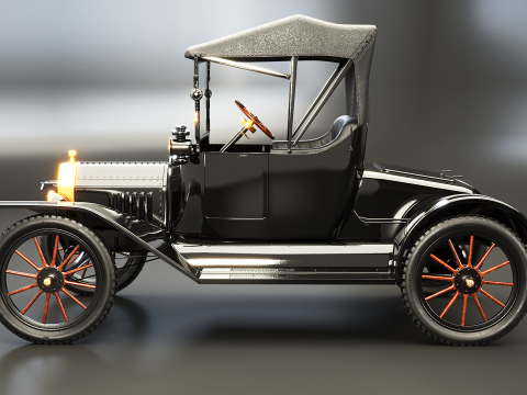 T-roadster 1915 3D Model