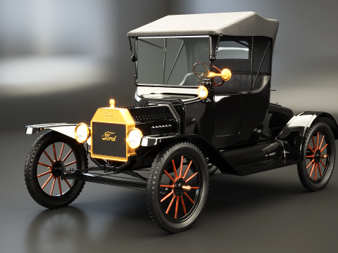 T roadster 1915 Modelo 3D