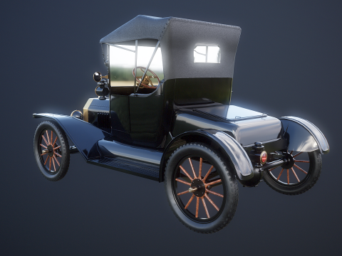 T roadster 1915 Modelo 3D