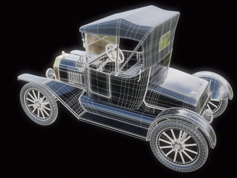 T roadster 1915 Modelo 3D