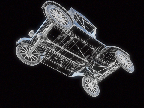 T roadster 1915 Modelo 3D