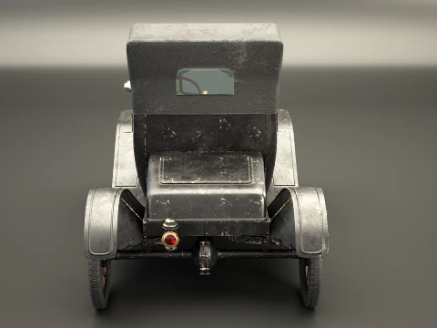 T Roadster 1915 envelhecido Modelo 3D