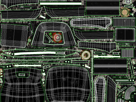 T Roadster 1915 envelhecido Modelo 3D