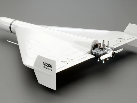 Drone GERAN-2 Modello 3D