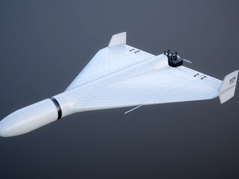 Drone GERAN-2 Modello 3D