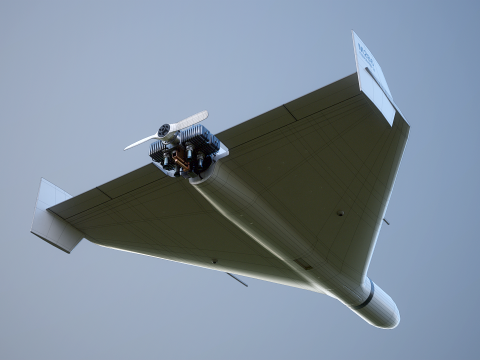 GERAN-2 Drone 3D Model