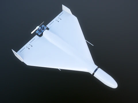 Drone GERAN-2 Modello 3D